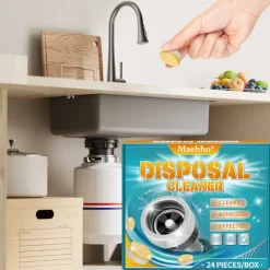 Rengöringsmedel-24 st Avfallskvarn Rengörare, Köksvask Avfallskvarn Uppfräschare, Luktborttagare och Rengörare