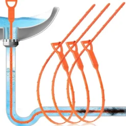 Rengöringsmedel-3 st Avloppsrensare, Återvinningsbar Toalettrensare, Avloppsrensare