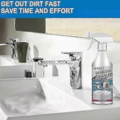 Rengöringsmedel-1-3 st Badrumsavkalkningsspray Svåra Fläckar Borttagningsmedel Rengöringsmedel Avkalkning Rengöringsmedel För Badkar Toalett Dusch AA 1PCS