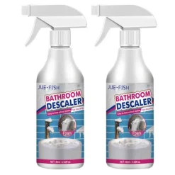 Rengöringsmedel-1-3 st Badrumsavskalningsspray, rengöringsmedel för envisa fläckar, avkalkningsmedel för badkar, toalett, dusch 2pcs