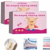 Rengöringsmedel-2 st Bio-Enzym Rengöringstabletter Multifunktionella Bio-enzym Rengöringstabletter Tvätmaskinsrengöringstabletter Allrengörande