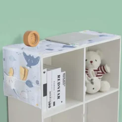 Tvättmaskiner-2 st dammskydd för tvättmaskin, kylskåp dammskydd, tvätt