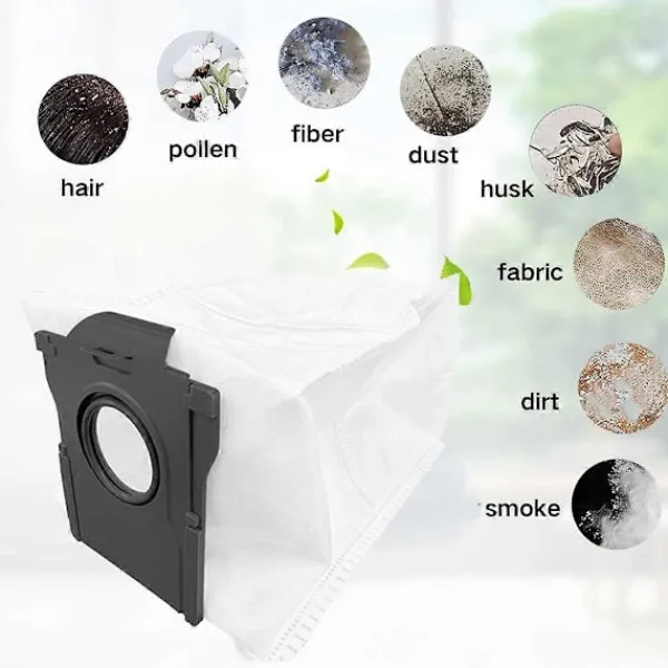 Dammsugare & Tillbehör-12 st Dammsugarpåsar för Dreame L40 Ultra / X40 Ultra Complete / MOVA P10 Pro Ultra / MOVA P50 Pro Ultra-Perfet
