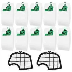 Dammsugare & Tillbehör-10 st Dammsugarpåsar för Vorwerk Kobold VK140 VK150 FP140 FP150 med 2 Filter