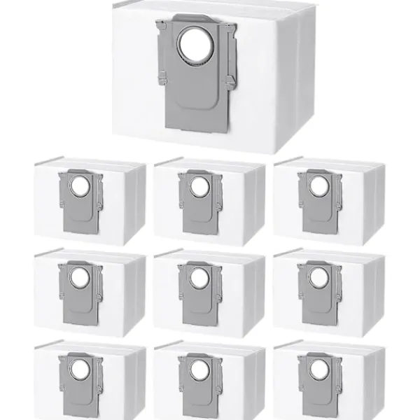 Dammsugare & Tillbehör-10 st dammsugarpåsar tillbehör till Xiaomi Roborock S8+/S8 Pro Ultra S7 MaxV Ultra/S7 Pro Ultra/Q7 robotdammsugare