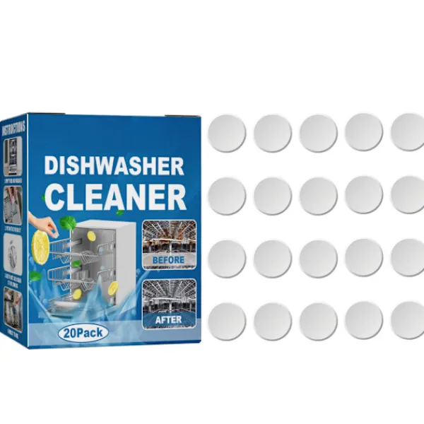 Rengöringsmedel-20 st Diskmaskin Avkalkningstabletter Effektivt Rengöringsmedel Köksgerådsvård