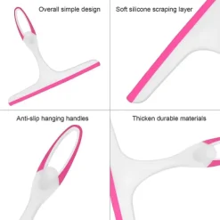Fönsterrengöring-3 st duschskrapa, fönsterputsare för badrum glasdörr spegel bil vindruta