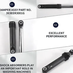 Tvättmaskiner-3 st 383EER3001G 4901ER2003A Stötdämpare för tvättmaskin Ersätter del för LG Tvättmaskin 383EER3001F