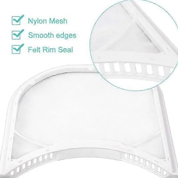 Torktumlare-1 st 5231EL1003B Torktumlare Luddfilter Skärm med Filtkanttätning för Klädtorktumlare Ersätter 5231EL1003B