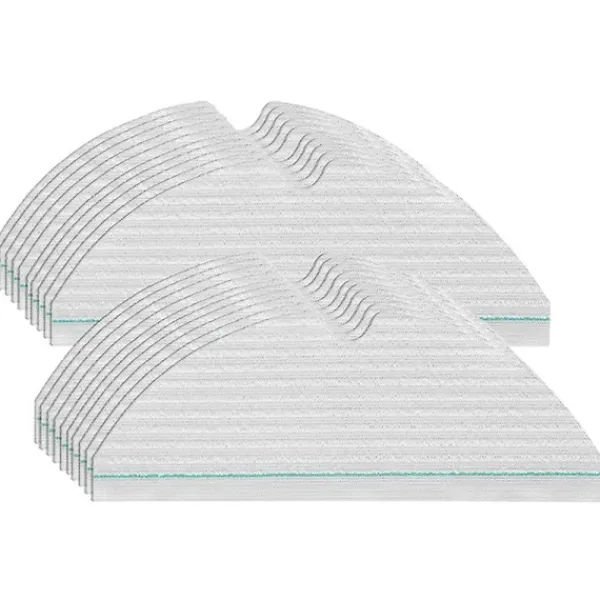 Crowned Dammsugare & Tillbehör-50 st Engångs Moppdukar för S6, S6 Maxv, S6 Pure, e5, E4, S5 Max, S5, E35 och E2 Robotdammsugare