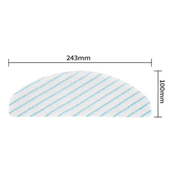 Städmoppar-10 st Engångs Stark Moppdukspads för OZMO T8 Max T9 Power/Max Dammsugare