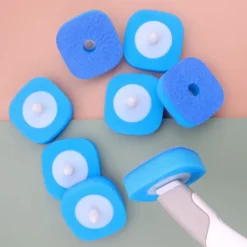 Superp Svampar & Dukar-24 st engångs toalettborste ersättningshuvud, toalettborste engångsersättningshuvud (ersättningshuvud)