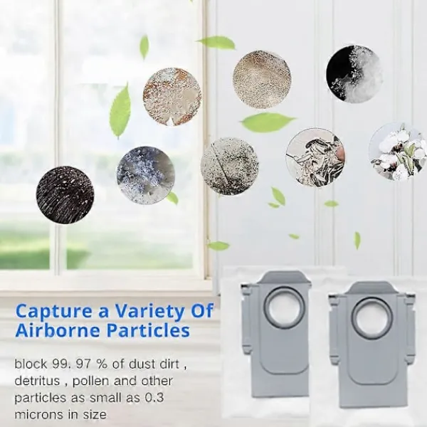 Dammsugare & Tillbehör-10 st Ersättningsdelar Dammpåse för Roborock QV 35A / QR 598 / QR 798 Robotdammsugare Tillbehör