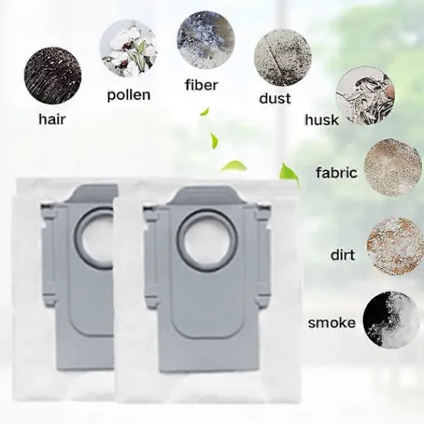 Dammsugare & Tillbehör-10 st Ersättningsdelar Dammpåse för Roborock QV 35A / QR 598 / QR 798 Robotdammsugare Tillbehör