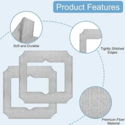 Dammsugare & Tillbehör-10 st. ersättningsdelar för Ecovacs Winbot Mini, rengöringsdukar, rengöringsduk i mikrofiber