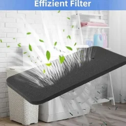 Torktumlare-4 st Ersättningsfilter för torktumlare Kompatibla med Candy//Ostein//House to House Värmepumpstorktumlare, Svampfilter