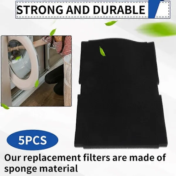Torktumlare-5 st Ersättningsfilter för torktumlare för Beko/Grundig/Elektra Bregenz/Blomberg Del 2964840100