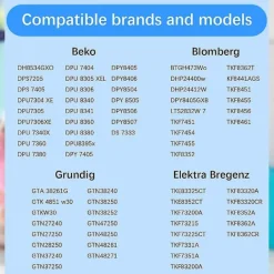 Torktumlare-5 st Ersättningsfilter för torktumlare för //Elektra Bregenz/ Del 2964840100 Torktumlare Reservdelar