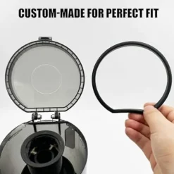 Dammsugare & Tillbehör-2 ST Ersättningspackning Stickdammsugare Sladdlös Dammbehållarlock, Tätningsfästen för 18v PCL720, PBLSV716, PBLSV717