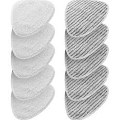 Städmoppar-10 st Ersättningspad för Sladdlös Elektrisk Roterande Mopp Sopmaskin Trådlös Elektrisk Roterande Mopp Ersätt