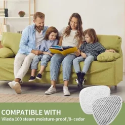 Städmoppar-10 st Ersättningspad för Sladdlös Elektrisk Roterande Mopp Sopmaskin Trådlös Elektrisk Roterande Mopp Ersätt