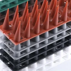 Skadedjur & Insekter-12 st Fågelavvisande spikremsor i plast, anti-klättringsspikar (vita)