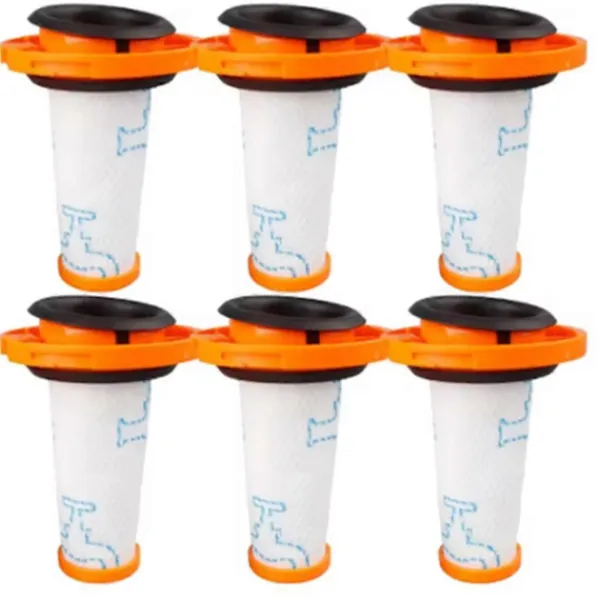 Dammsugare & Tillbehör-6 st Filter för Rowenta X-FORCE FLEX 9.60 Sladdlös Dammsugare