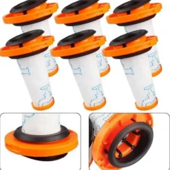 Dammsugare & Tillbehör-6 st Filter för Rowenta X-FORCE FLEX 9.60 Sladdlös Dammsugare