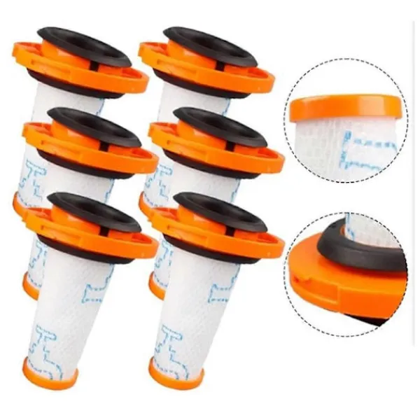 Dammsugare & Tillbehör-6 st Filter för Rowenta X-FORCE FLEX 9.60 Sladdlös Dammsugare