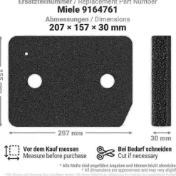 Torktumlare-6 st Filter för T1 Torktumlare 9164761 Ersättningsdel