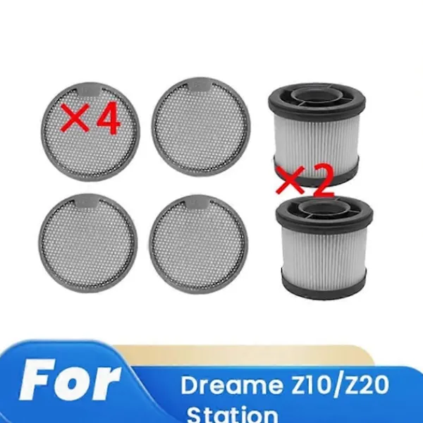Dammsugare & Tillbehör-6 st Filter och Filter Bomull för Z10/Z20 Station Soprobot Tillbehör Robotdammsugare Delar R
