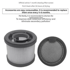 Dammsugare & Tillbehör-6 st Filter och Filter Bomull för Z10/Z20 Station Soprobot Tillbehör Robotdammsugare Delar R