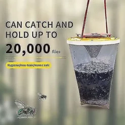 unbranded Skadedjur & Insekter-6 st Flugfälla, röd Topp Flugfångare, utomhus Hängande Flugfälla, fångar och håller upp till 20 000 flugor
