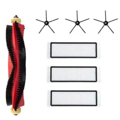 Dammsugare & Tillbehör-7 st för Xiaomi Roborock S4 E4 S5 S6 S5 Max Gummisidoborste Huvudborste Rulle Hepa Filter Max Borste