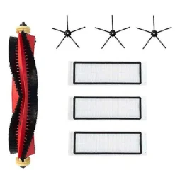 Dammsugare & Tillbehör-7 st för Xiaomi Roborock S4 E4 S5 S6 S5 Max Gummi Sidoborste Huvudborste Rulle Hepa Filter Max Bru