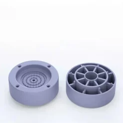 Tvättmaskiner-4 st fötter till tvättmaskin 4-pack Grå