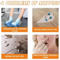 Rengöringsmedel-1-3 st Golvrengöring För Alla Robotdammsugare och Moppar, Flytande Golvrengöringsmedel Kompatibelt med Roborock & Omo Joint