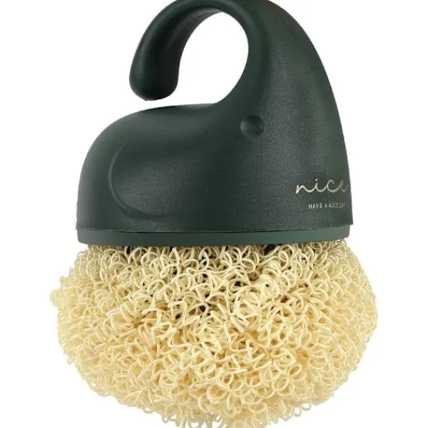 Rengöringsmedel-2 st gröna återanvändbara nanofiberrengöringsbollar, multifunktionellt rengöringsverktyg