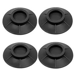 Tvättmaskiner-4 st Gummi Glidskydd Vibrationsdämpare Runda Fötter Sugkoppsbas för Tvättmaskin
