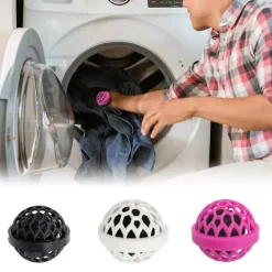 DMstore Tvättillbehör-5 st Handväske Rengöringskulor Tar Bort Smuts Damm Skräp Hår 3 Färger Återanvändbara Tvättade Klibbiga A02