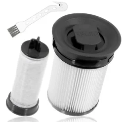 DAO Dammsugare & Tillbehör-2 st HEPA-filterersättningsdelar för Triflex Hx1 sladdlös dammsugartillbehör [DB] White black