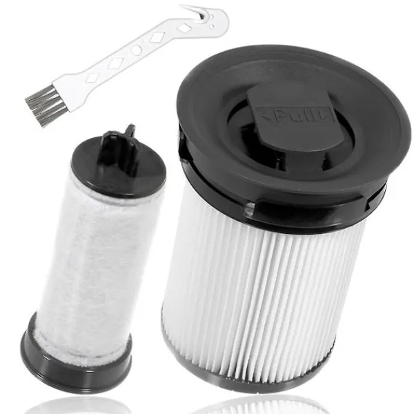 DAO Dammsugare & Tillbehör-2 st HEPA-filterersättningsdelar för Triflex Hx1 sladdlös dammsugartillbehör [DB] White black