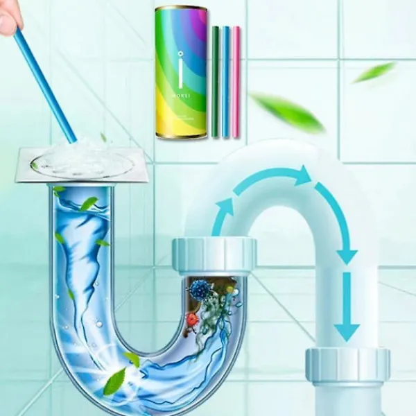 Rengöringsmedel-14 st Köksvask Avloppsrengöringsstavar Dekontaminering Toalett Badkar