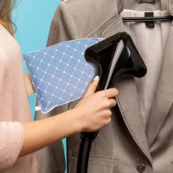 Strykjärn-1 st klädångstryckjärnshandskar, bärbar handhållen strykjärn