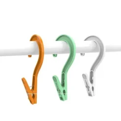 Tvättillbehör-6 st Klädnypor Torkklämma GRÖN