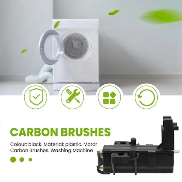Tvättmaskiner-2 st Kolborstar för Tvättmaskin för Candy
