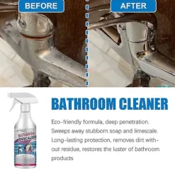 Rengöringsmedel-1-3 st Kraftfull Badrengöring Mögelspray förhindrar mögel Fläckrengöring - Väggar Kakel Sänka Toalett 2pcs