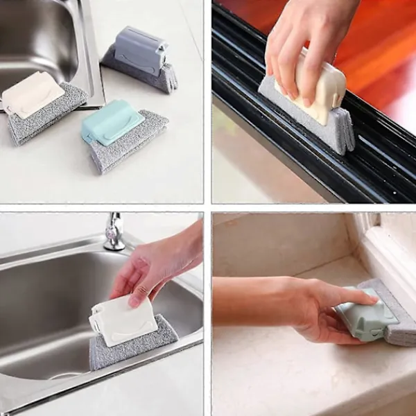 DAO Fönsterrengöring-3 st Kreativa Fönsterspår Rengöringsborstar, portabel db