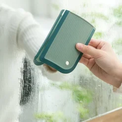 LBSS Fönsterrengöring-2 ST Mini Spegeltorkare Multifunktion Återanvändbar glasfönsterrengöringsborste