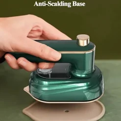 Strykjärn-1 st Mini Steam Iron - Portable Ironing Machine 20s Quick Heating Ceramic Soleplate, Wet Ironing for Home and Travel